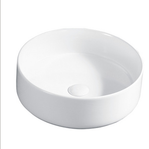 Ceramic Factory High Quality Ceramic Wash Basin Table Top White Wash Hand Sink Wholesale Porcelain Bathroom Basin