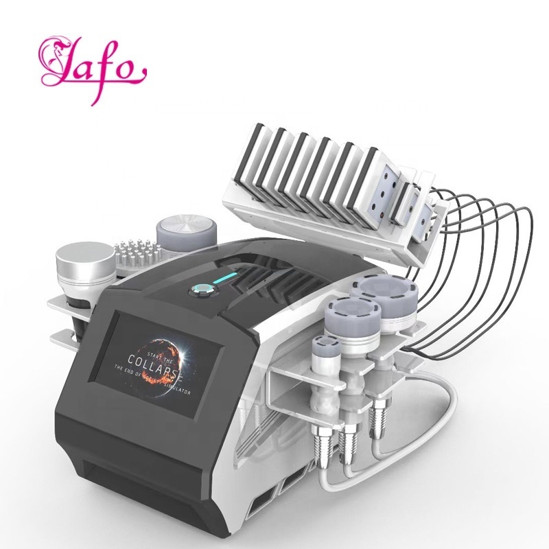 Newest salon 6D lipo rf 80k cavitation slimming machine body cavi rf radio frequency vacuum weight loss slimming machine