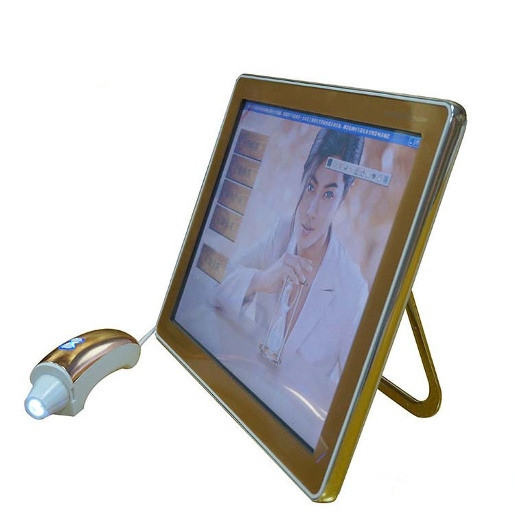 Salon use Handheld Skin & Hair Analyzer with touch screen / UV light facial skin analysis machine LF-1132A