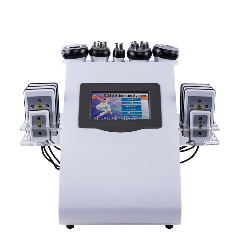 Lipo laser 6 in 1 lipolaser / vacuum cavitation rf lipolaser slimming machine/ best lipo laser machine for sale LF-322