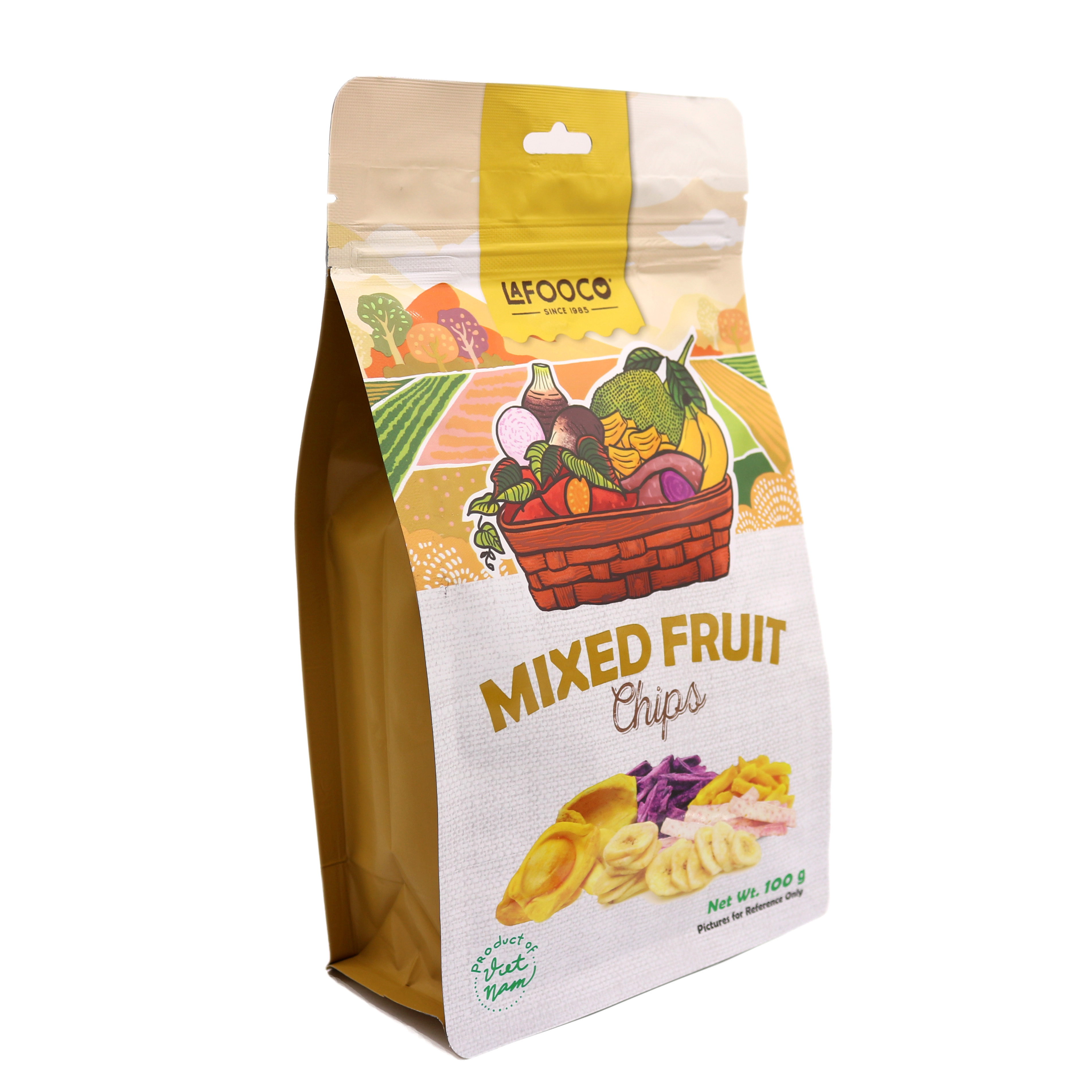 Mixed Fruits Chip 100g Retail Bag Healthy Snack for everyone Support Free Sample for Whole Sale