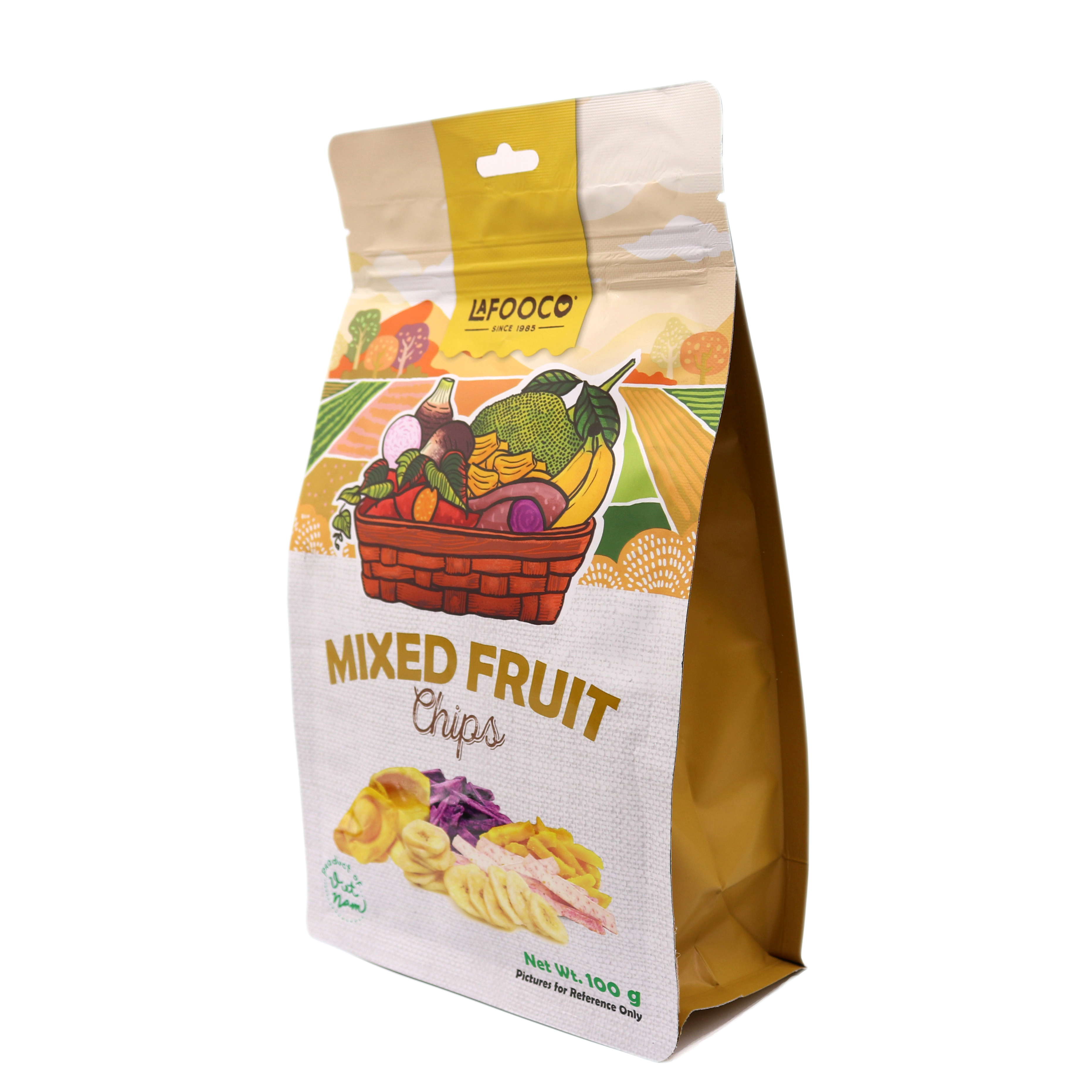 Mixed Fruits Chip 100g Retail Bag Healthy Snack for everyone Support Free Sample for Whole Sale