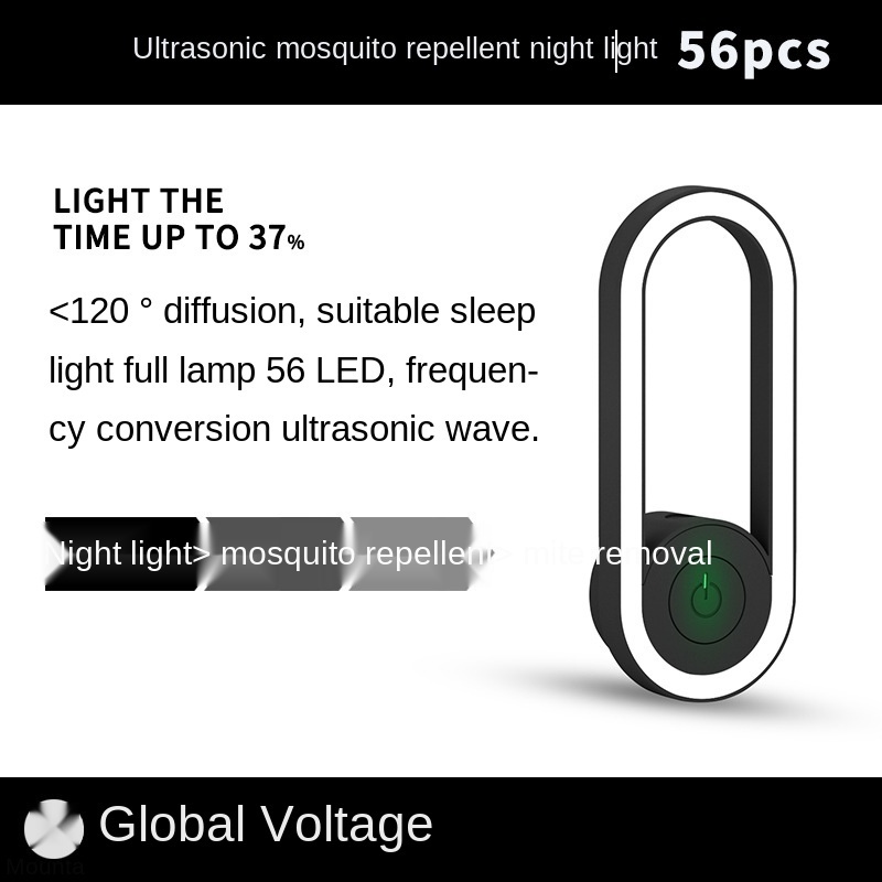 Killing The Mosquitoes Ultrasonic Mosquito  Killer Night Lamp LED Light Anti Mosquito Insect Repeller Light For Home bedroom