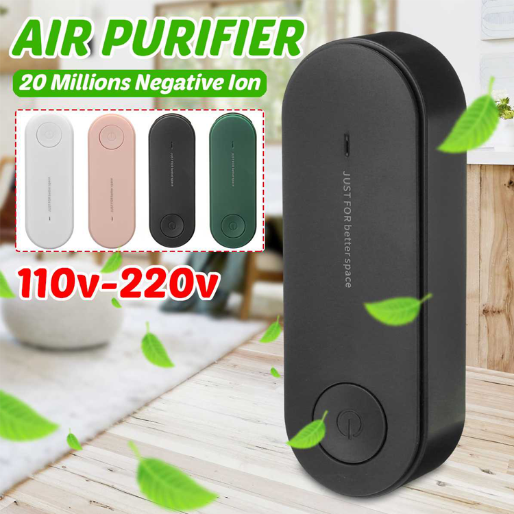 Hot Sale Small Mini Plug In Air Purifier Portable Deodorizer Ionizer Cleaner To Travel Hotel Toilet Safe For Children Pet