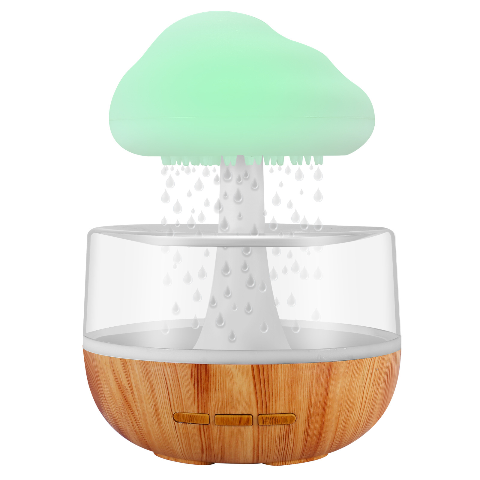 Raining Cloud Night Light Aromatherapy Essential Oil Diffuser Desk Micro Fountain Humidifier Bedside Sleeping Relaxing Mood