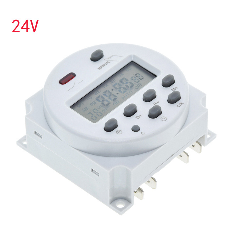 CN101A LCD timer switch 12V 24V 110V 220V Time Relay Street lamp billboard power supply timer Relay 16A CN101 time switches