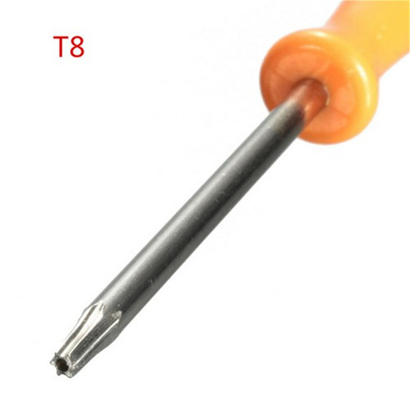 T6 T7 T8 T10 Security Screwdriver mini Torx Screwdriver bit with 45# steel hand tool Repairing screwdriver