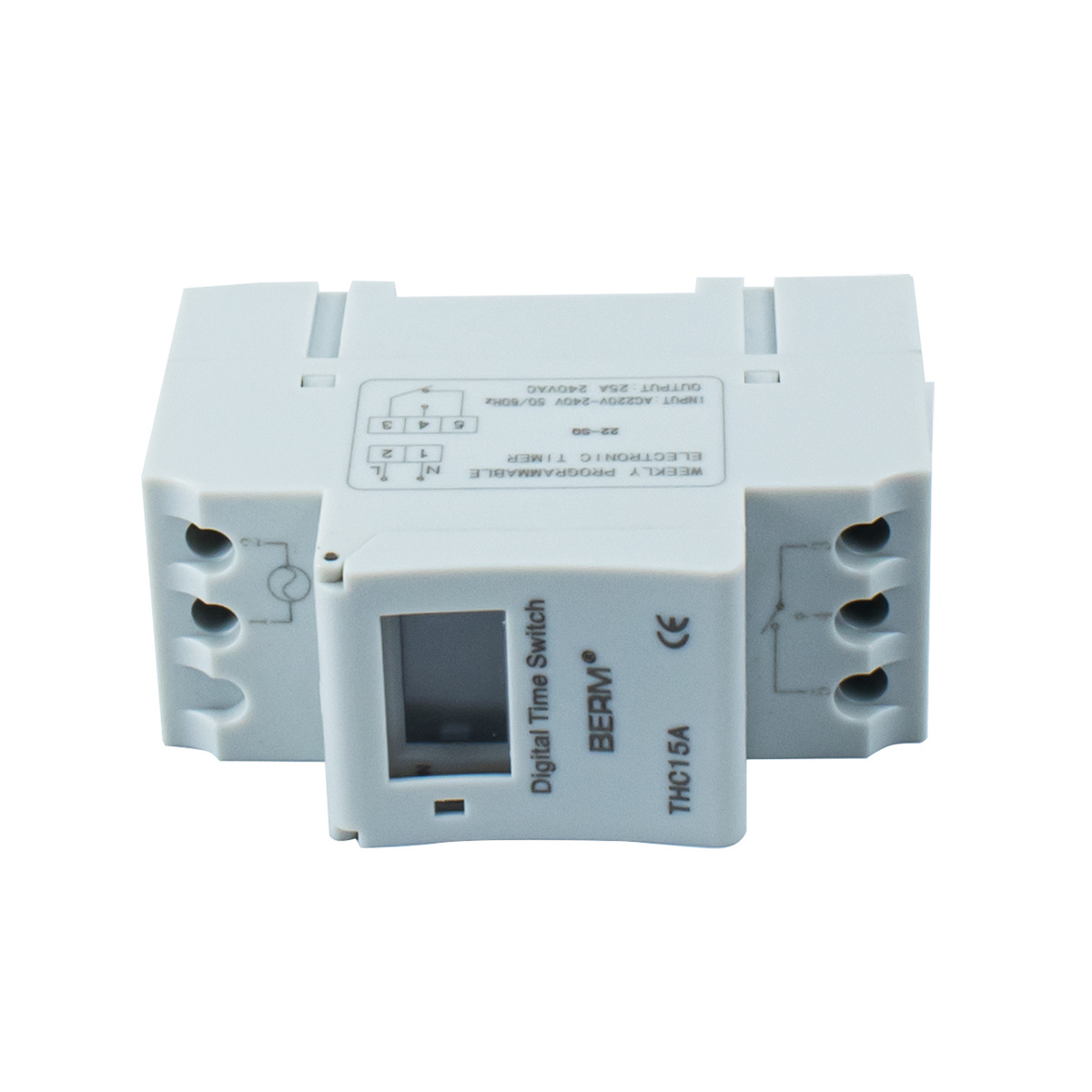 Electronic Weekly 7 Days Programmable Digital TIME SWITCH Relay Timer Control AC 220V 230V 12V 24V 48V 16A THC15A Time Switch