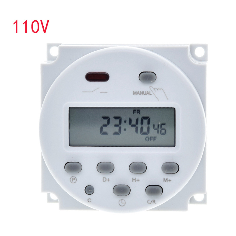 CN101A LCD timer switch 12V 24V 110V 220V Time Relay Street lamp billboard power supply timer Relay 16A CN101 time switches