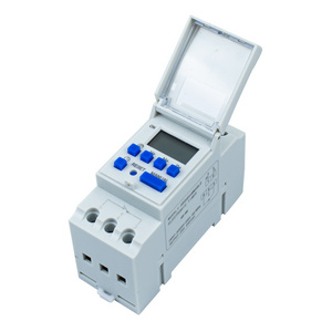 Electronic Weekly 7 Days Programmable Digital TIME SWITCH Relay Timer Control AC 220V 230V 12V 24V 48V 16A THC15A Time Switch