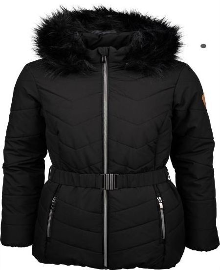 black cat fur women cheap price better fit New season ladies down fashion jacket winter jacket  with waist belt