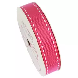 High Quality 3/8 inch 9mm Double Sided Saddle Stitched Grosgrain Ribbon