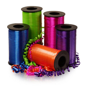 Plain Balloon Rope Ribbon Roll Colorful Rugby Ribbon Egg Line Ribbon In Wholesale