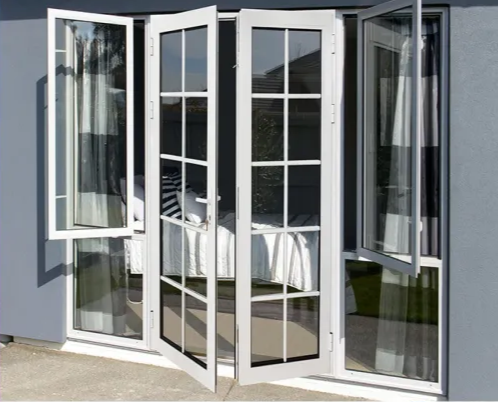 China Supplier Factory Cheap Sale Rustproof Air-proof Double-layer Exterior Interior Aluminum Swing Doors