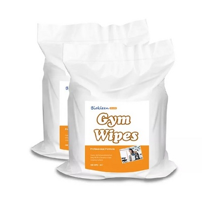 China Manufacturer Wholesale Private Label Disposable Wet Wipes Tissue In Cans Sanitizing Rolls Gym Wet Wipes