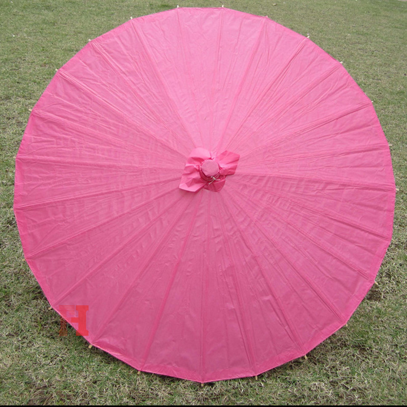 Wholesale High Quality Handmade Indian Oil Paper Bamboo Parasols Graffiti Paper Umbrella