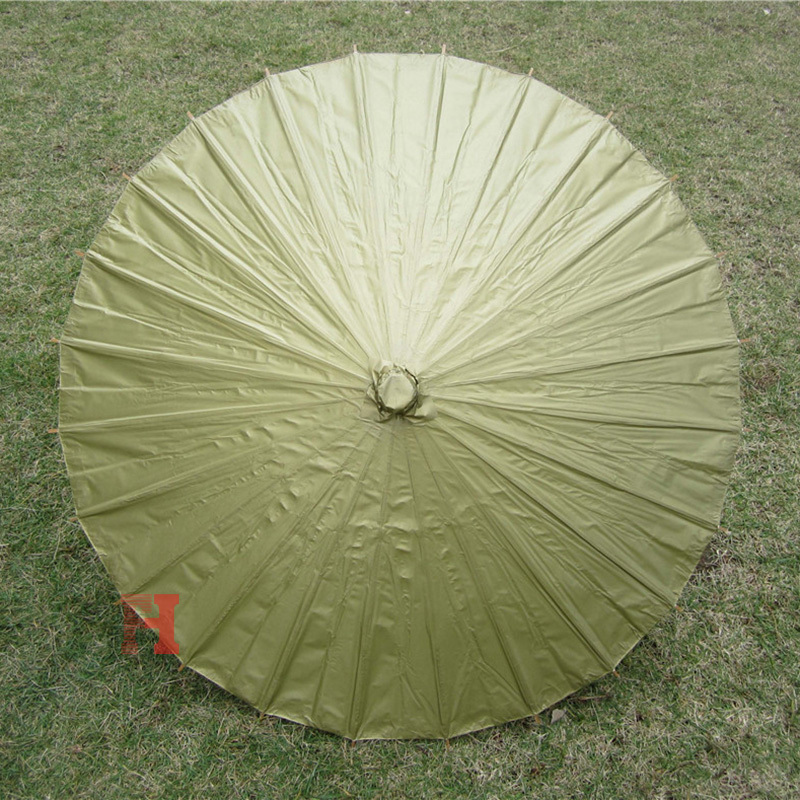 Wholesale High Quality Handmade Indian Oil Paper Bamboo Parasols Graffiti Paper Umbrella