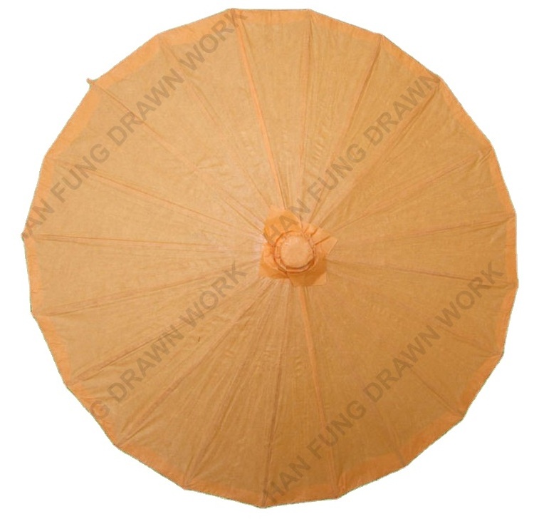 Wholesale Wedding Umbrellas Parasols Chinese Oil Paper Umbrella Children Diy Customized White Color Umbrella