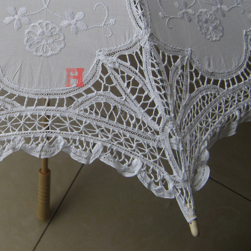 Flowergirl Lace Parasol - Child/Kid Lace wedding umbrella