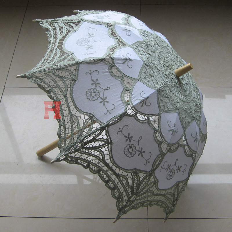 Flowergirl Lace Parasol - Child/Kid Lace wedding umbrella