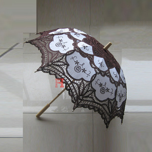 Flowergirl Lace Parasol - Child/Kid Lace wedding umbrella