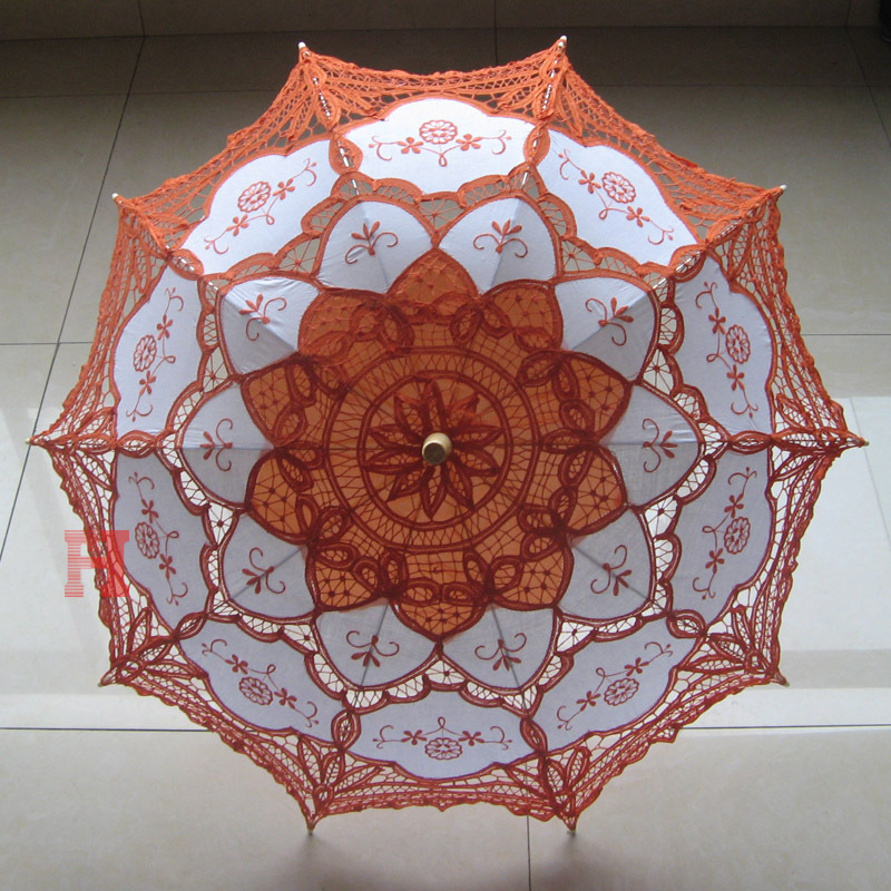 Flowergirl Lace Parasol - Child/Kid Lace wedding umbrella