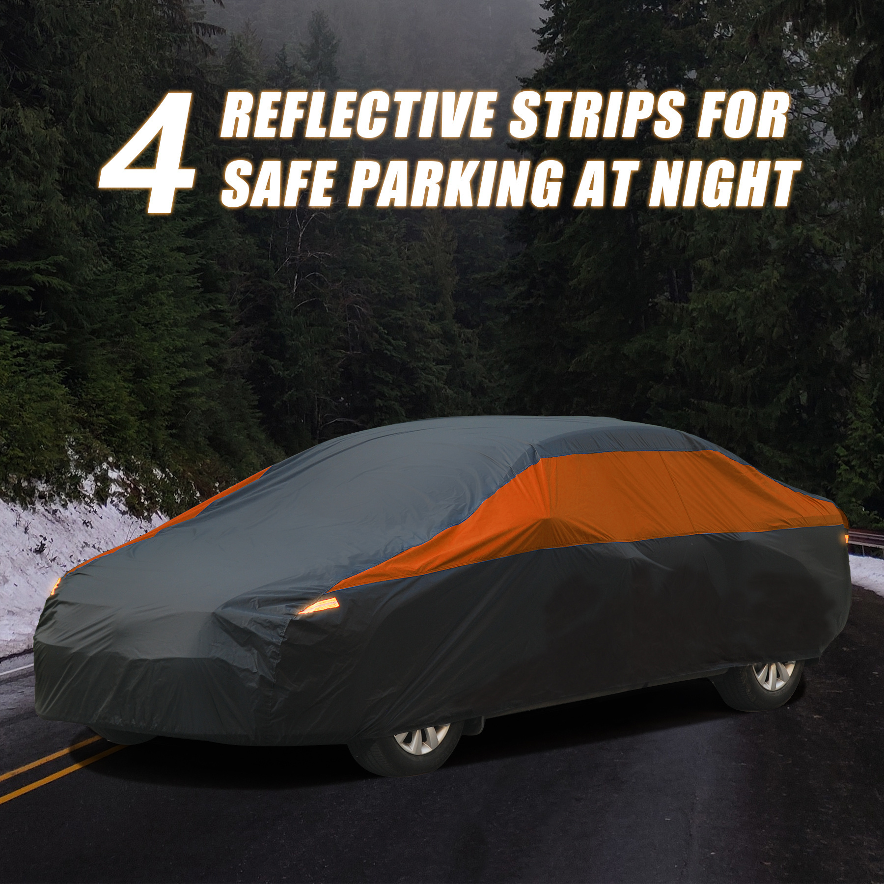 Universal Rain Protection Car Covers Waterproof Anti-UV Damage Car Auto Cover