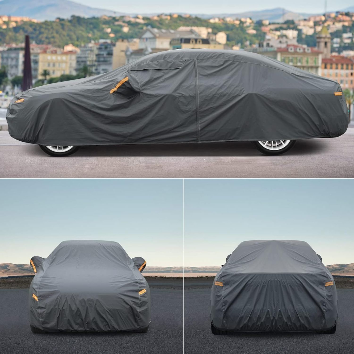 Pick up leather pvc car cover for all type microfiber scratch proof car cover fabric waterproof