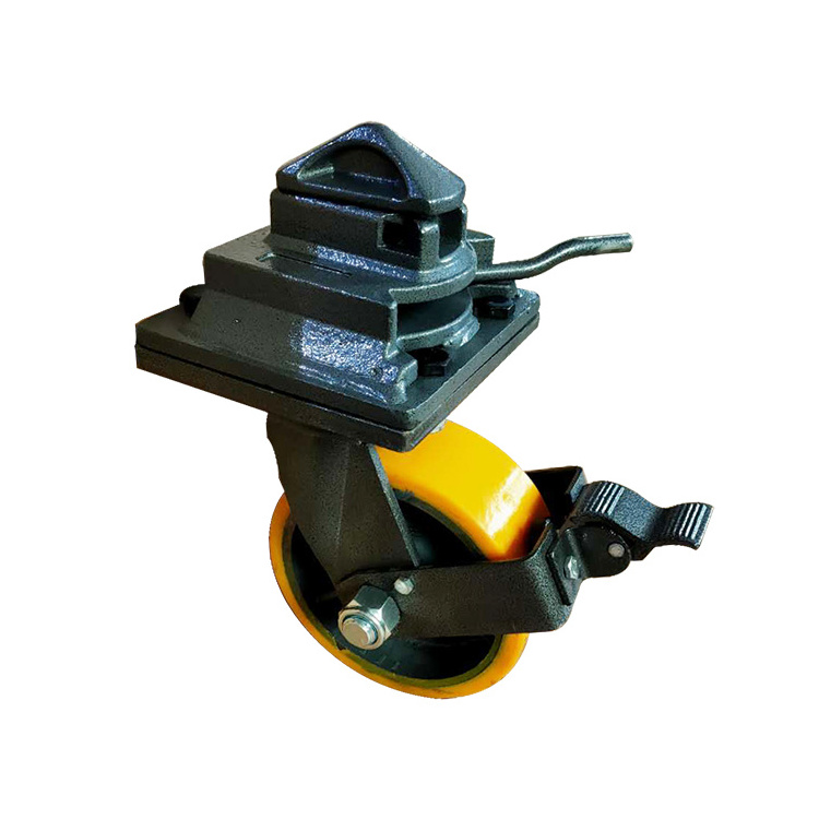 ISO Swivel Shipping Container Caster Wheels with Twist Lock