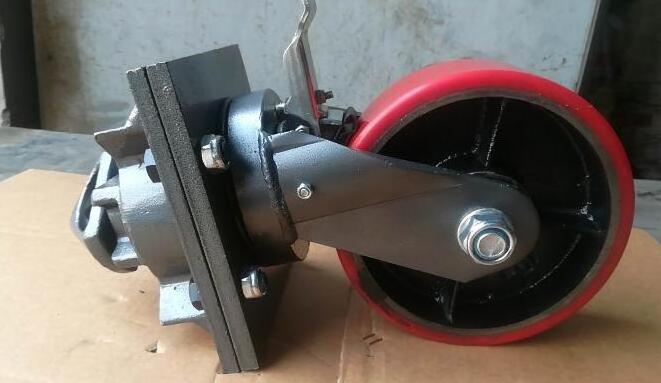 Shipping Container Moving Caster Wheels 5ton Braked Castor Wheels Heavy Duty Casters