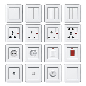 Factory price uk standard led light switch dimmer and electric switches wholesaler