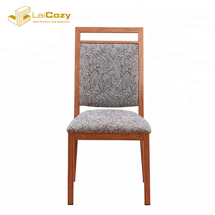 High Quality Comfortable Restaurant Hotel Meeting Conference Room Metal Chair Stackable Chair Upholstery Dining Chairs