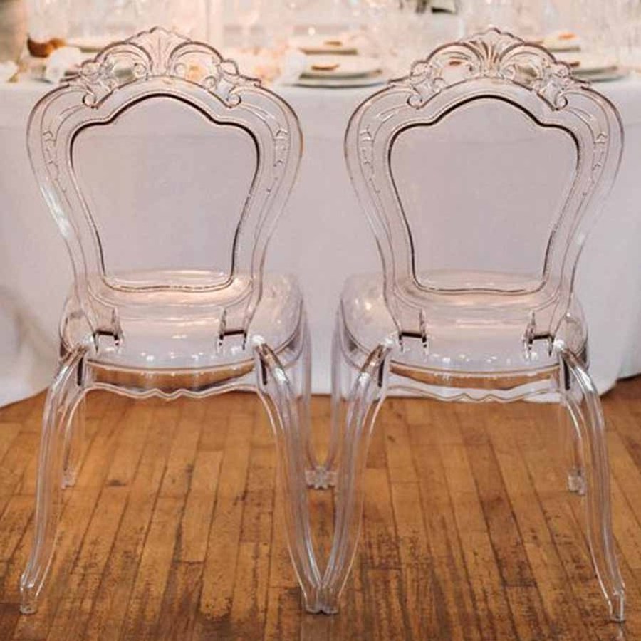 Wholesale Transparent Resin PC Clear Plastic Event Acrylic Wedding Chiavari Chair