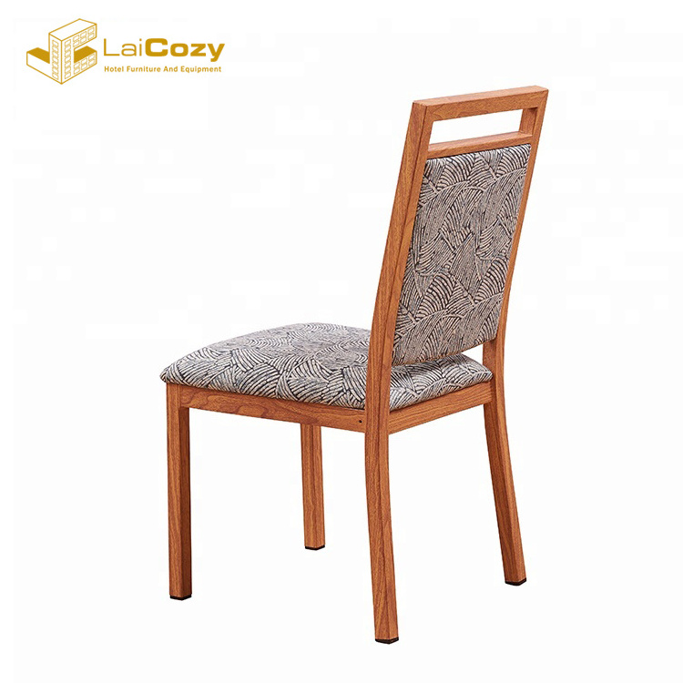 High Quality Comfortable Restaurant Hotel Meeting Conference Room Metal Chair Stackable Chair Upholstery Dining Chairs