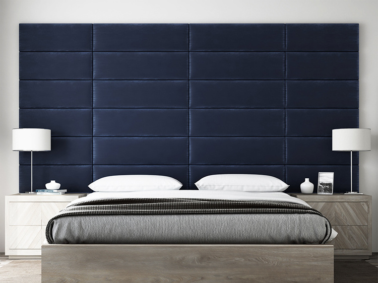 Customized  Hotel Bedroom Headboard Leather Wall Head Panel