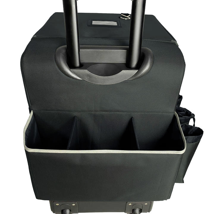 Smart  Housekeeping Cleaning Trolley Large Capacity Wheelie Bag Maid Cart