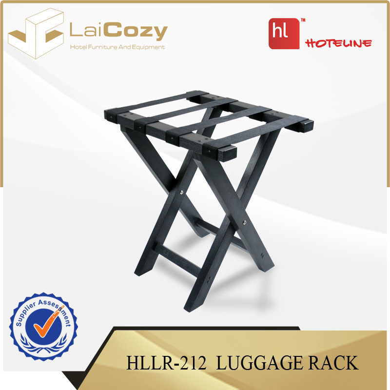 LAICOZY Hotel Bedroom Foldable Solid Wood Luggage Rack With Stand