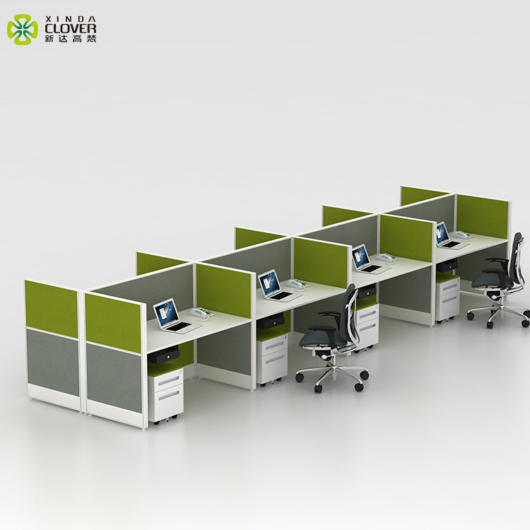 Height Quality Interior Design Writing Computer Table Demountable Call Center Cubicles Office Workstation Partition Modern 60mm