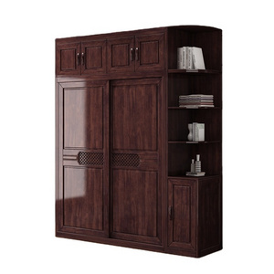 2024 American style luxury cherry solid wood large high quality closet armoire