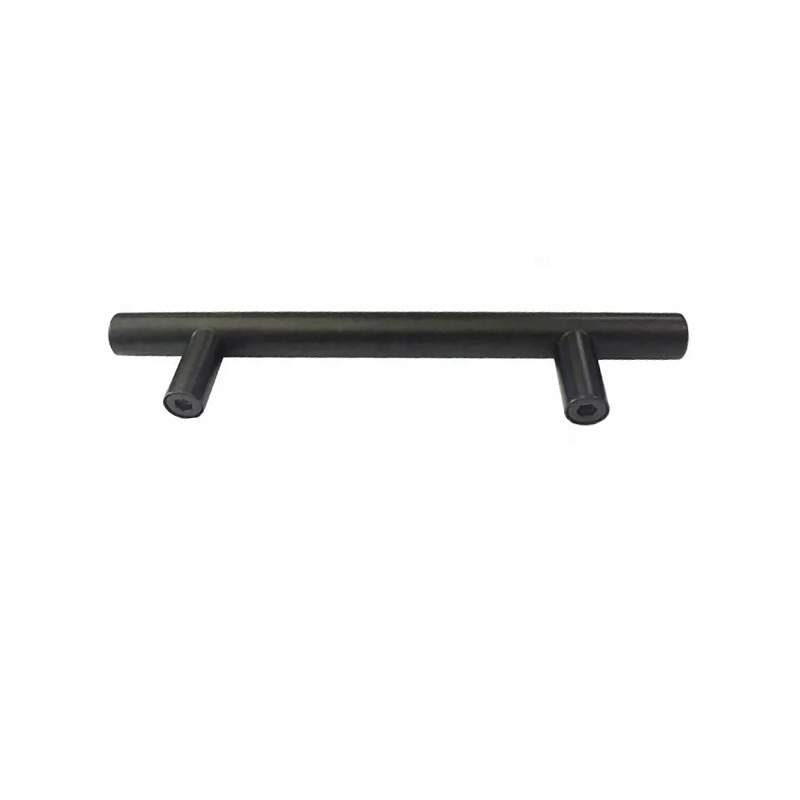 Modern Design Stainless Steel Hollow kitchen cabinet 128 MM handle black cabinet pulls