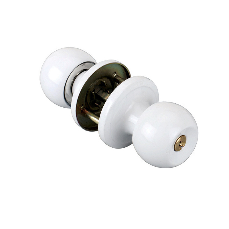 Security Hardware Manufacturer Make Modern Stainless Steel Double Ball Round Knob Door Lock