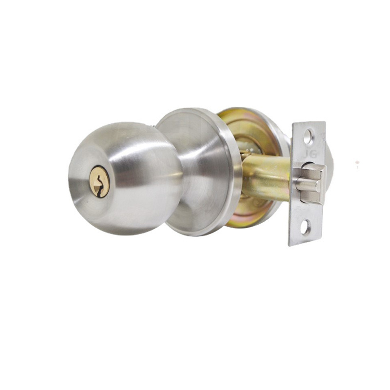 Security Hardware Manufacturer Make Modern Stainless Steel Double Ball Round Knob Door Lock