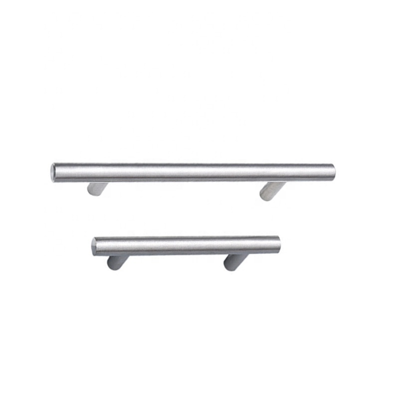 Quality Kitchen Furniture Modern T Bar Door  Drawer Handle Hollow Stainless Steel 128 MM Handle Cabinet Pulls