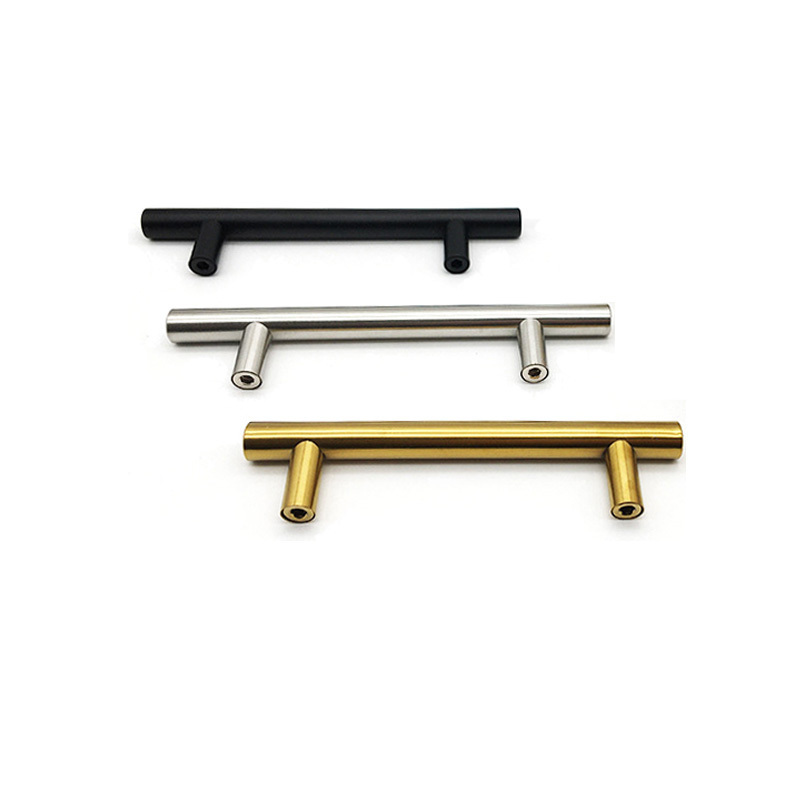 Bathroom Kitchen  Cabinet Handles Pull Knob  Cylindrical Stainless Steel Hollow Tubular Handle