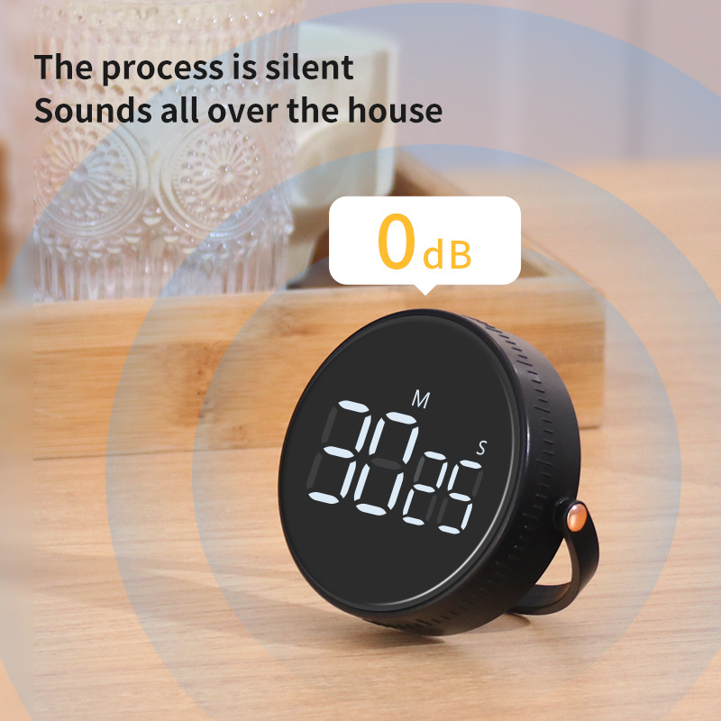 2022 NEW Arrival Circular Knob Loud Large LCD Display Digital Kitchen Countdown Timer Magnetic Count-Down Up Clock