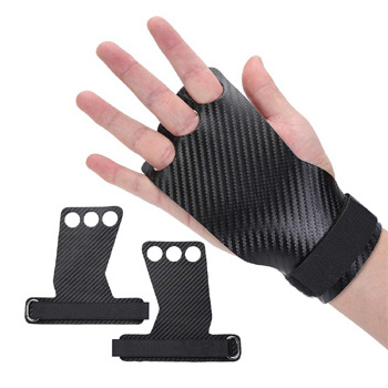 Lightweight Cossfit Kettlebells Pull-ups Weightlifting 3 Hole Cross Fit Carbon Leather Hand Grips