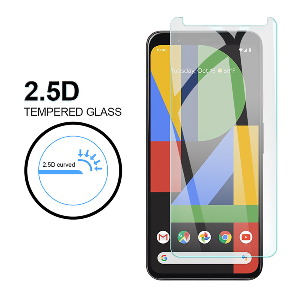 Screen Protector Film Tempered Glass for Pixel 4XL 4A 3 3XL 3A Mobile Phone Glass + AB Glue,tempered Glass for GOOGLE 2.5D