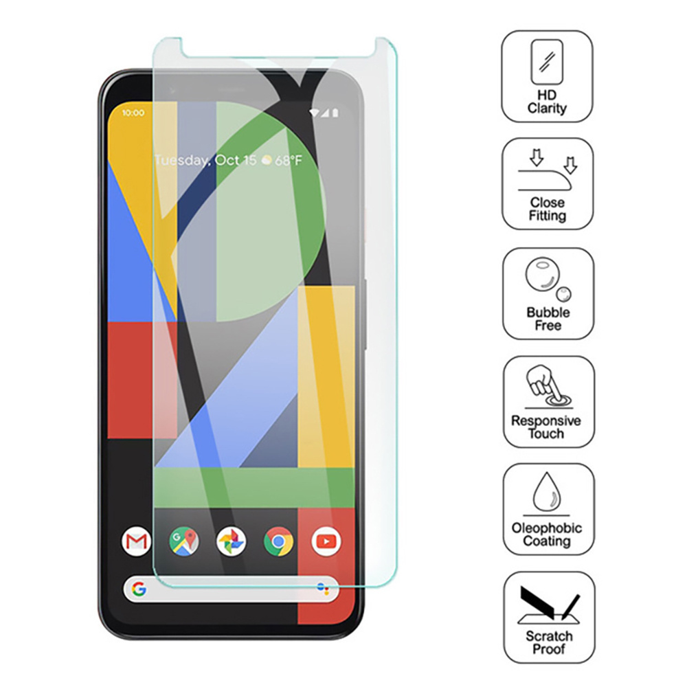 Screen Protector Film Tempered Glass for Pixel 4XL 4A 3 3XL 3A Mobile Phone Glass + AB Glue,tempered Glass for GOOGLE 2.5D