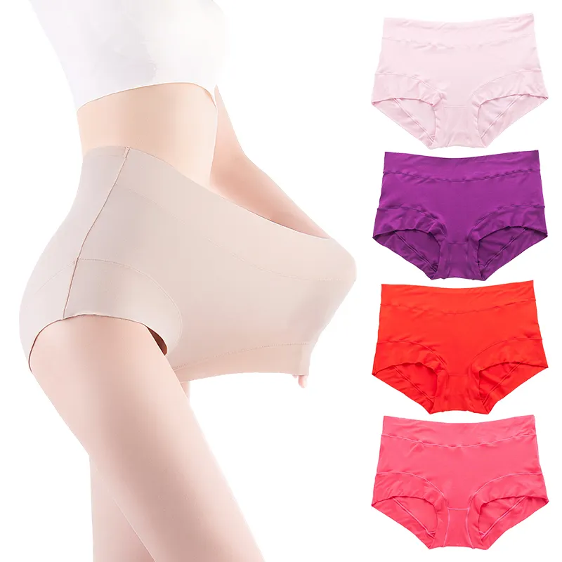 sexy mature girls panties brief high waist underwear women plus size underwear Seamless panties  cotton plus size underwear