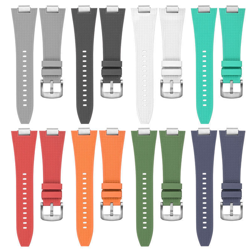 Laihe Quick Release Latest  26*12 FKM FPM Fluoro Fluorine Rubber Rubber Watch Straps for PRX 40